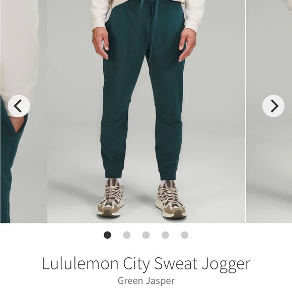 Lululemon athletica Men's Green Jasper Joggers - Picture 1 of 9